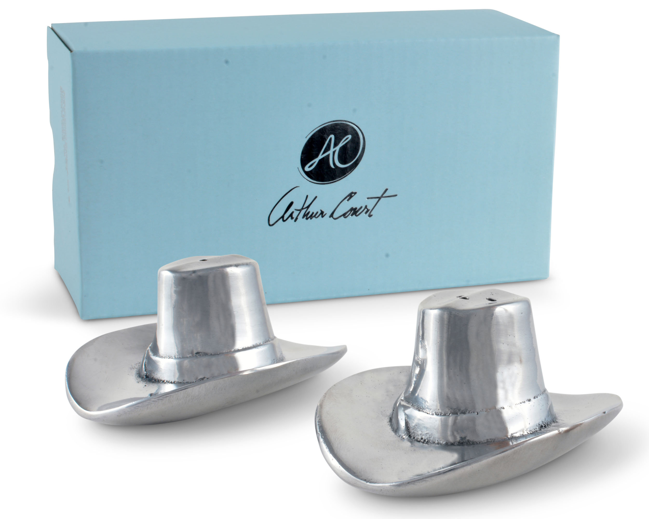 Arthur Court Designs Western Cowboy Hat 2 Piece Salt and Pepper Set |  Wayfair