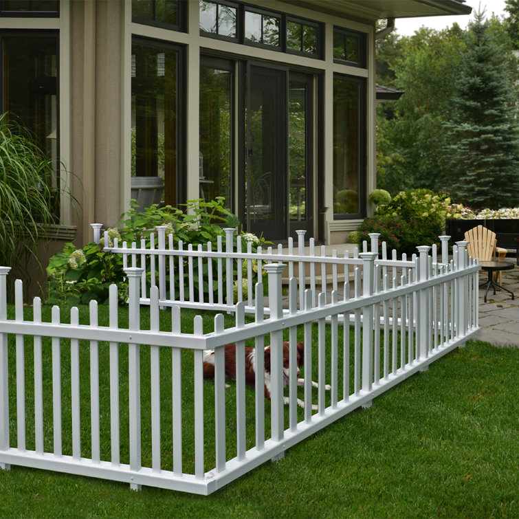 2.6 ft. H x 4.8 ft. W Madison Vinyl Fence Kit (2 Panels)
