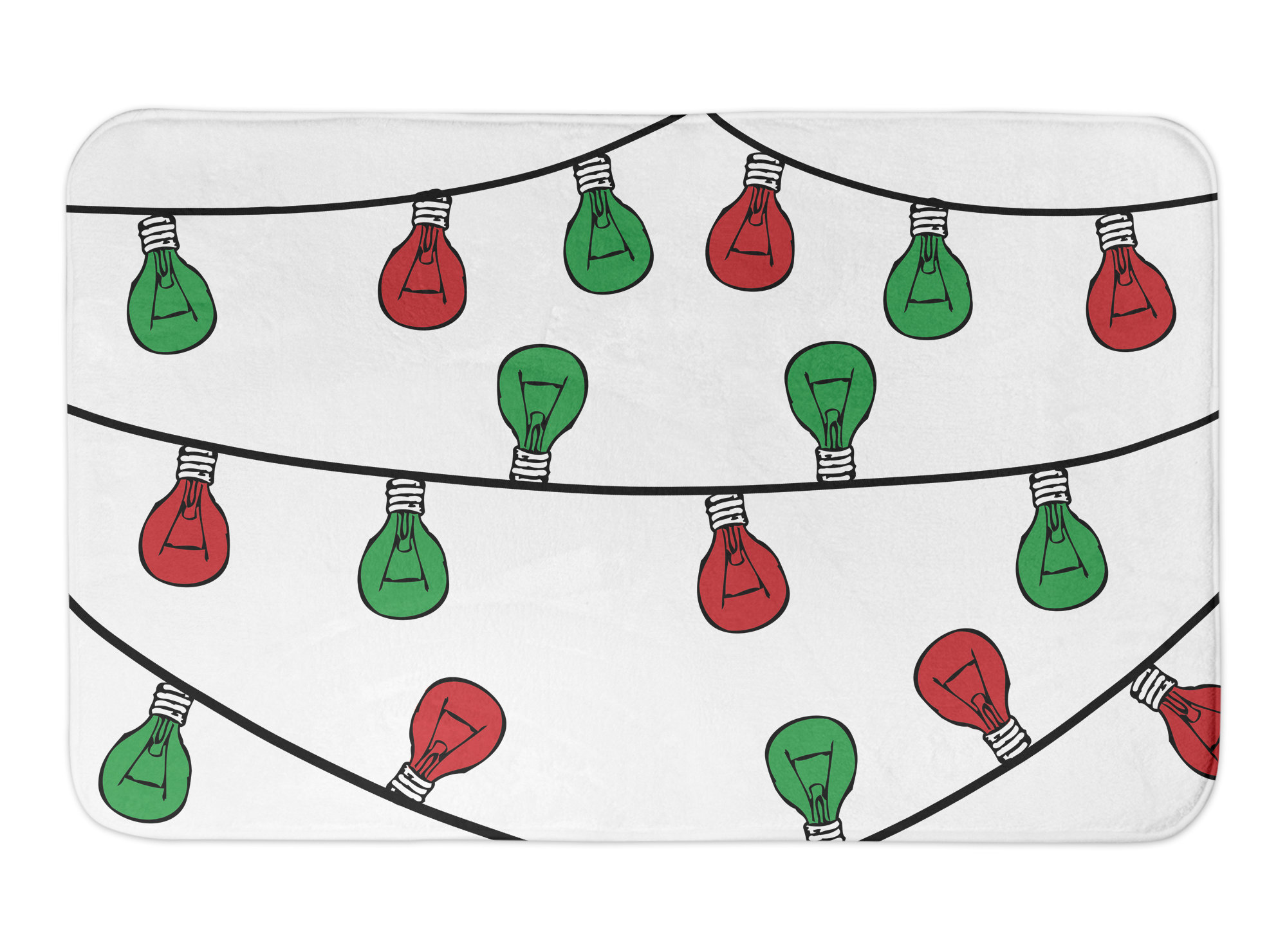 The Twillery Co.® Jameson String Lights Bath Rug Wayfair