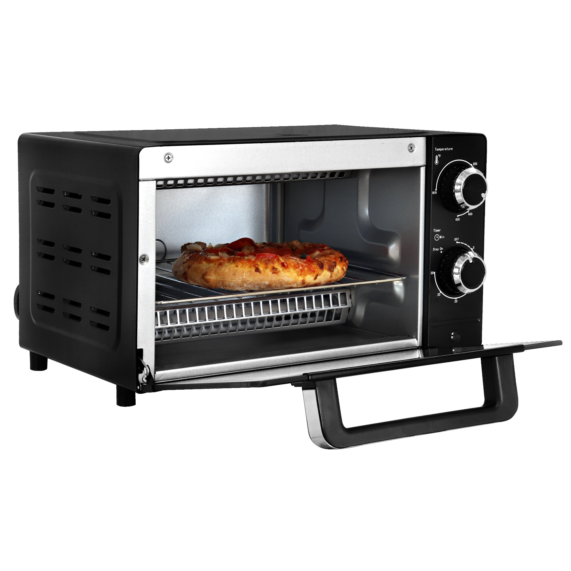 toaster oven with timer