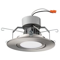 Commercial Electric K37BN 3 in LED Brushed Nickel Recessed Lighting Kit for sale online 