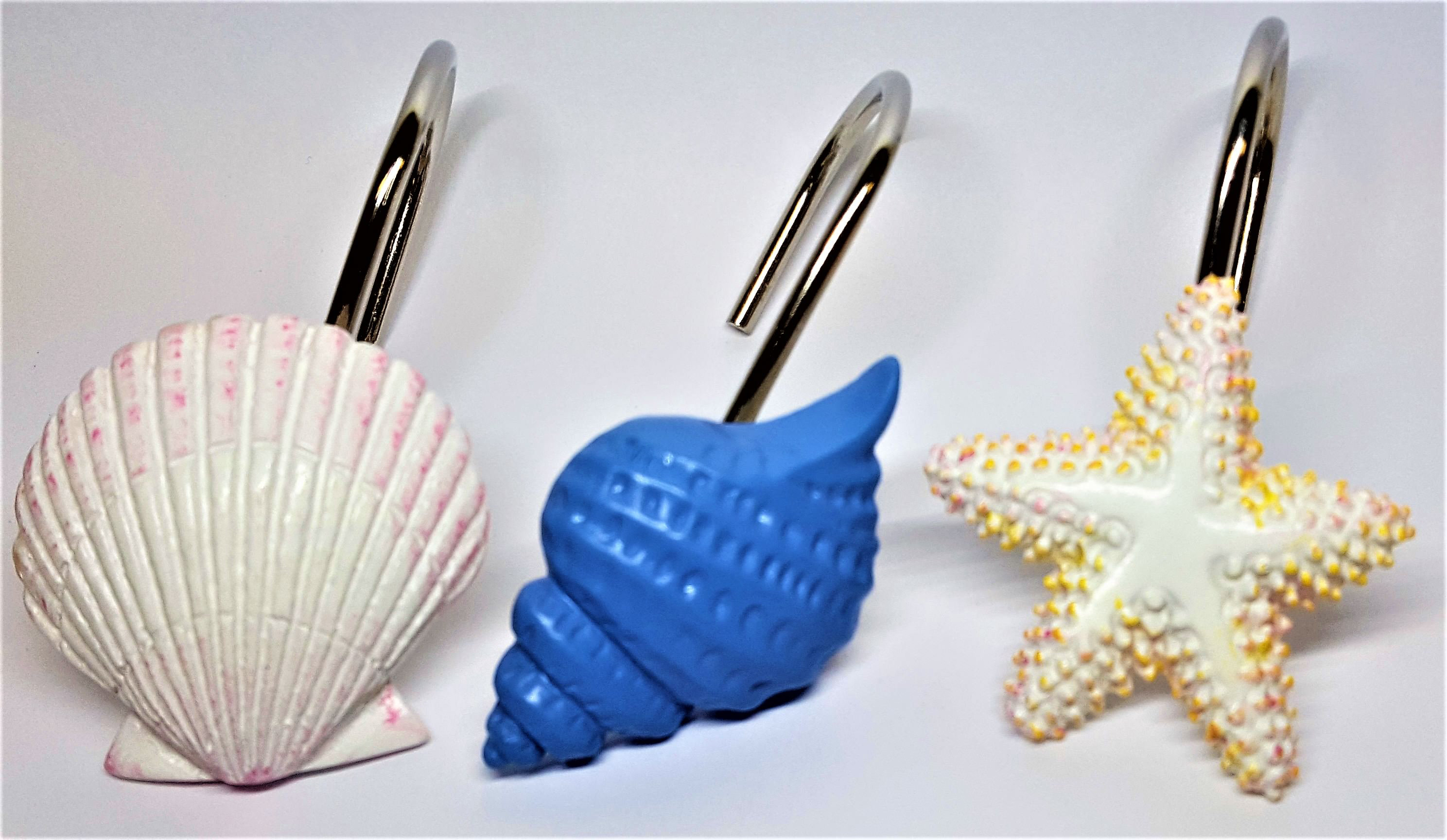 Ben and Jonah Sea Shells and Stars Shower Curtain Hooks & Reviews Wayfair