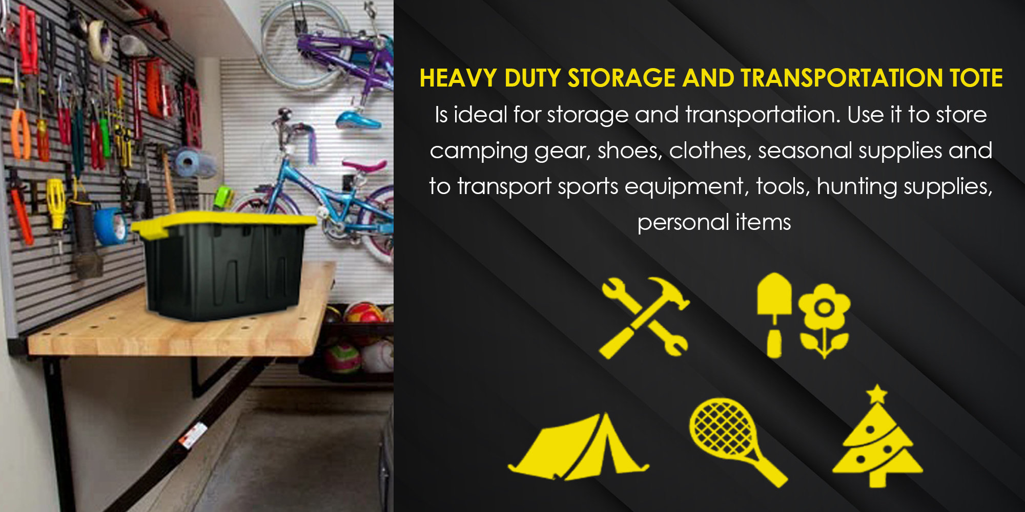 Juggernaut Storage 6 Pack Heavyduty Plastic Storage Boxes With Lids