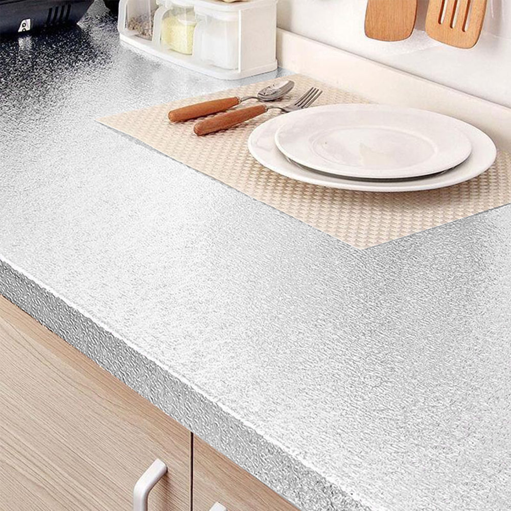 Mercer41 Waterproof Oil Proof Aluminum Foil Kitchen Wall Decal