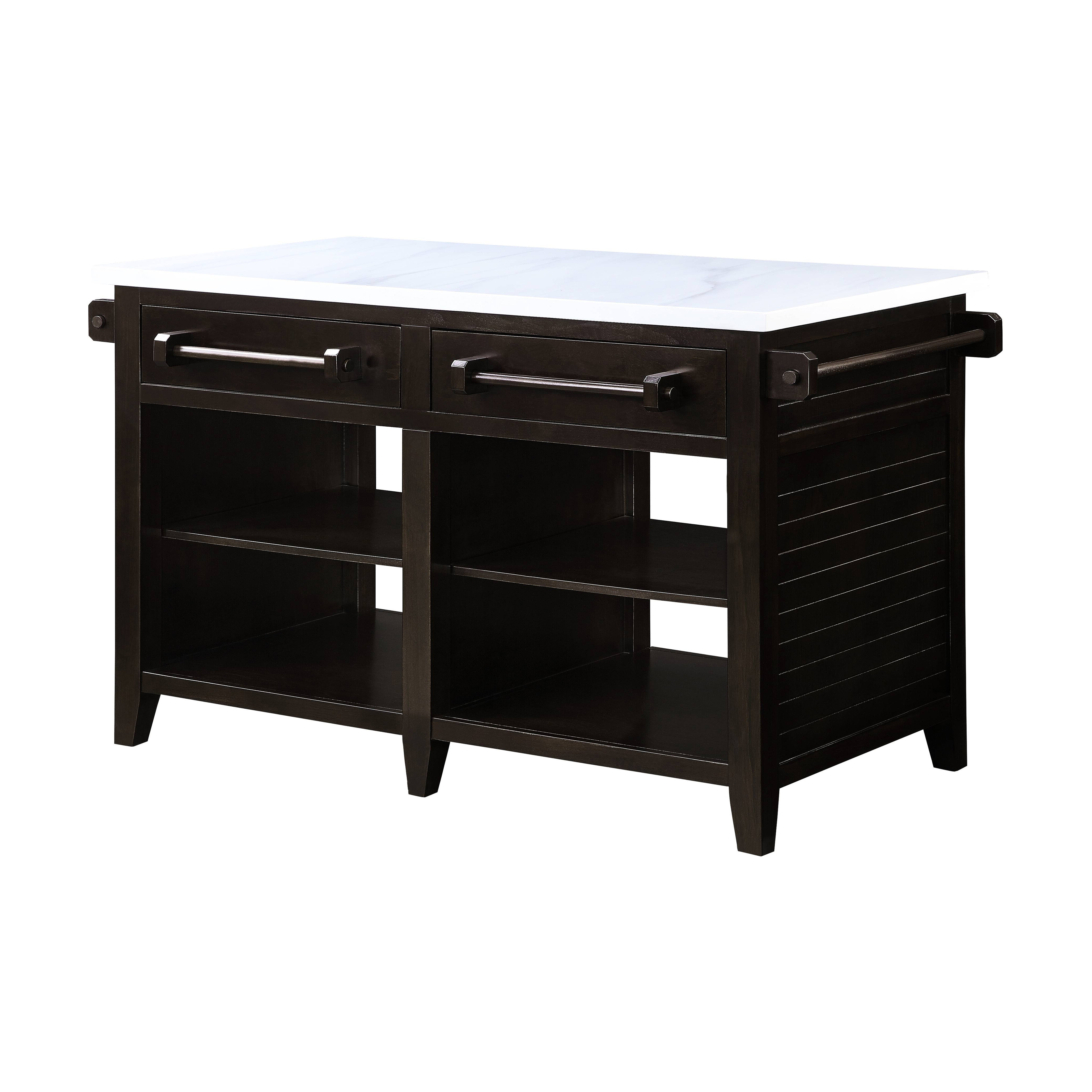 Wildon Home® Strattenburg Marble Kitchen Island Wayfair