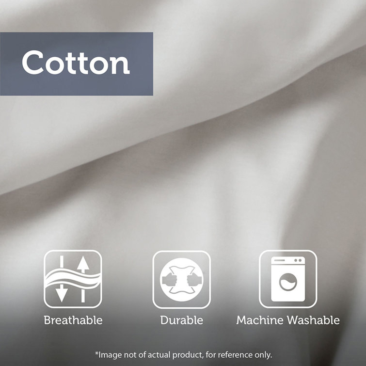 Shabby Chic Grey & White Cotton Chenille Floral Duvet Set - King/Cal King