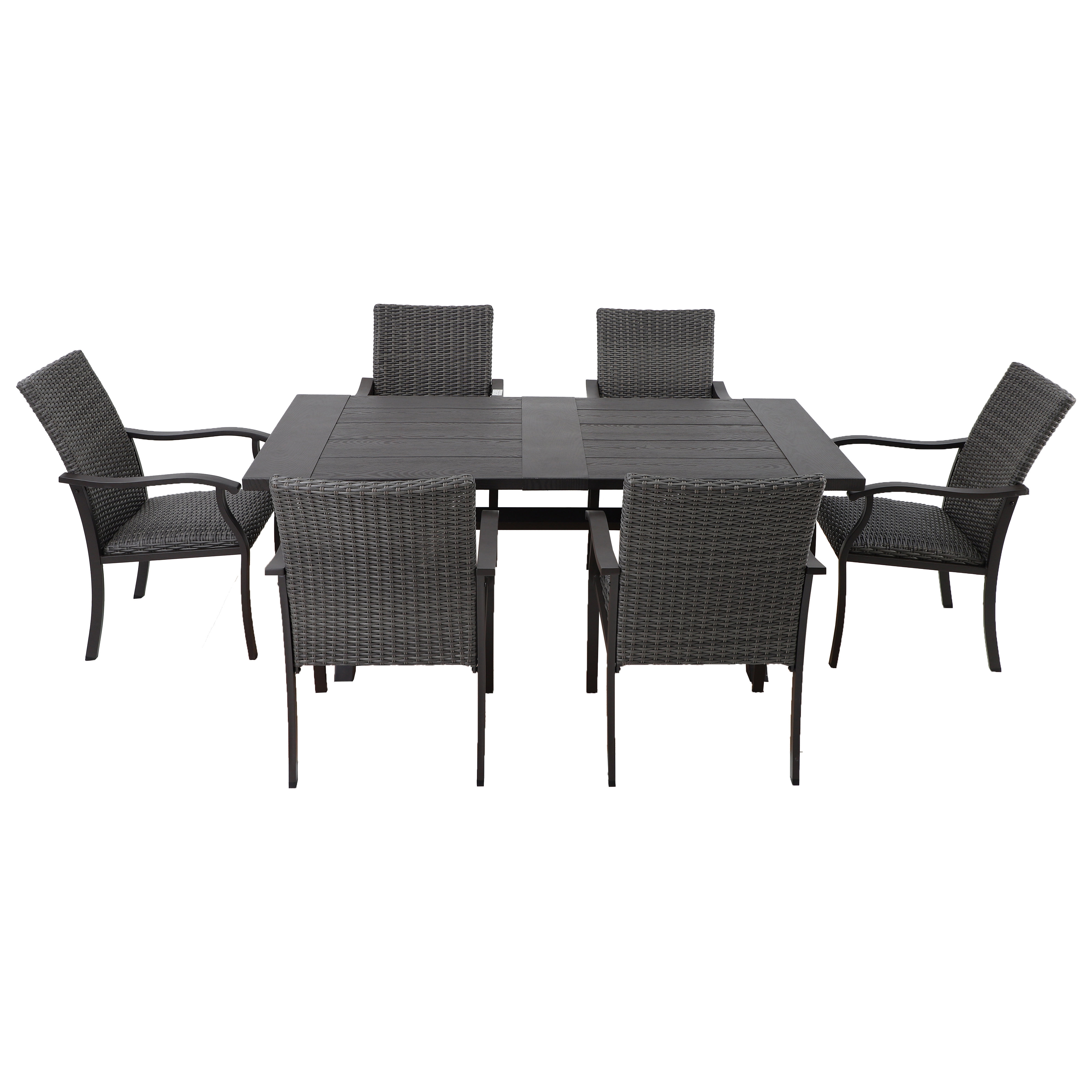 Royal Garden Rectangular 6 Person Outdoor Dining Set Wayfair