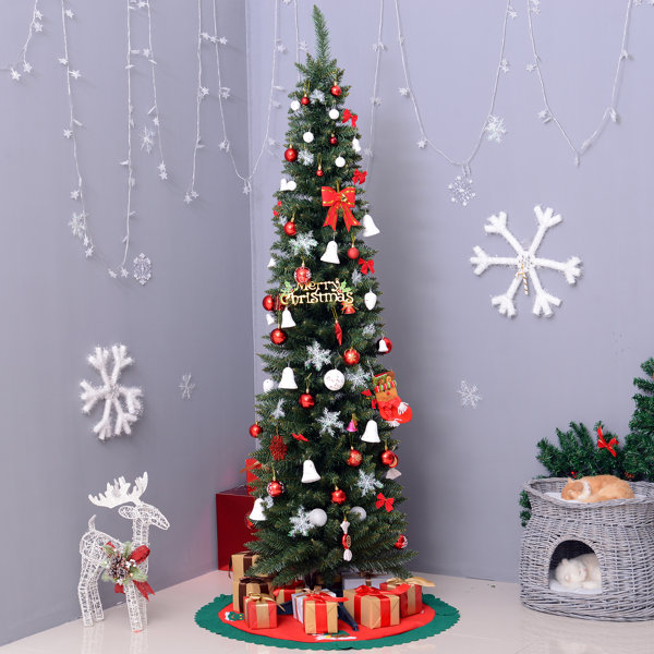 Set Of 2 Lametta Silver Tinsel Hanging Christmas Tree Decoration 2.4 Meters 