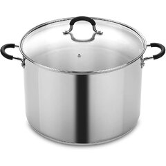 Soup Pot Stainless Steel Cooking Pot Composite Bottom Casserole Pot Double Handle Cooking Pot with Lid Cookware Kitchen Tool 