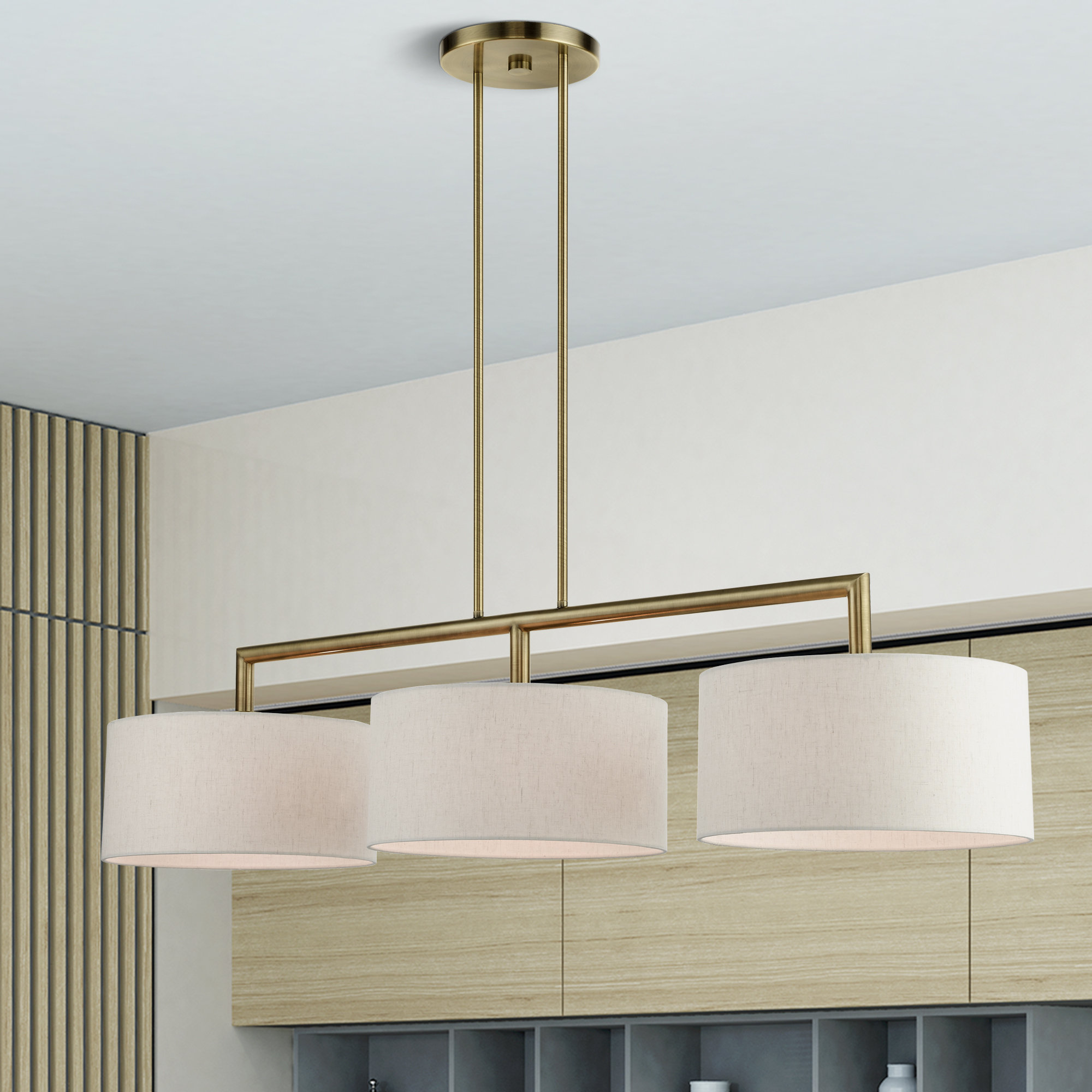 Light Kitchen Island Linear Pendant 