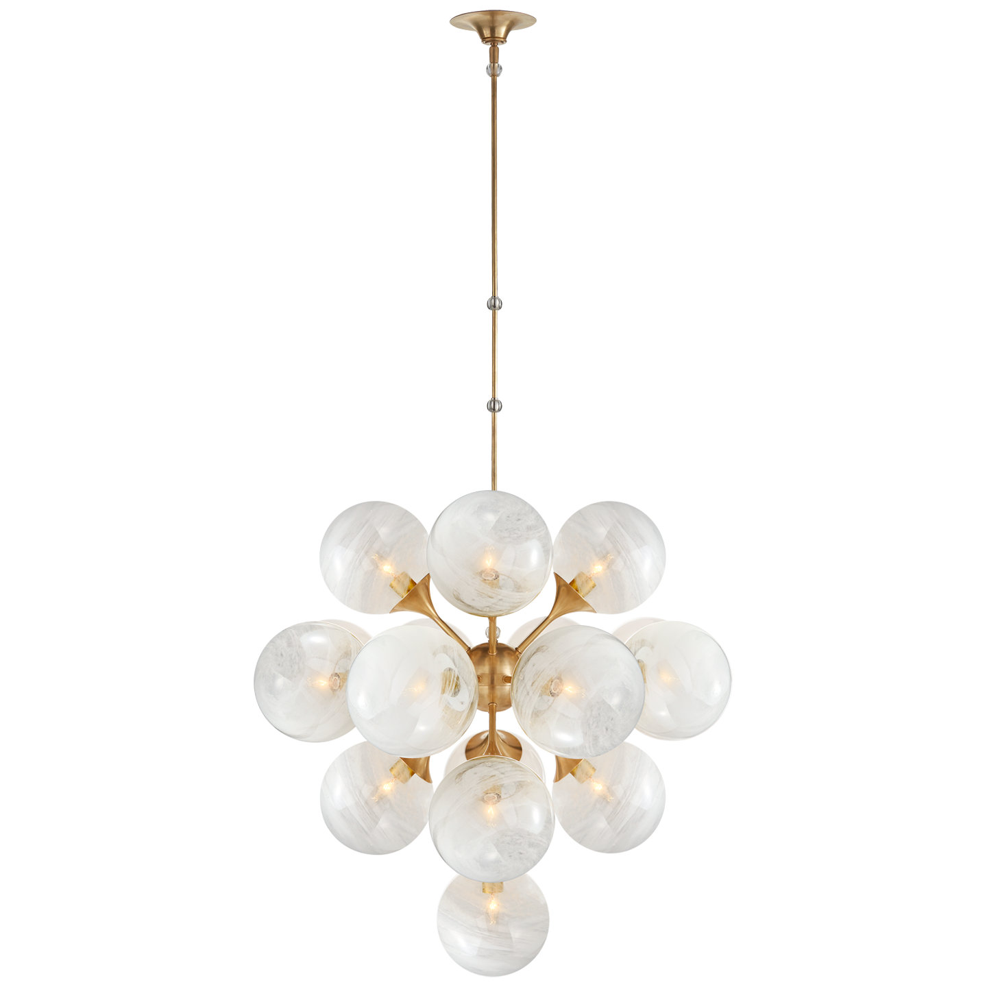 Visual Comfort AERIN Cristol Large Tiered Chandelier | Perigold