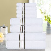 FTB Hotel Collection Luxurious Turkish Soft Cotton 4 Pieces Bath Towels 700 GSM 