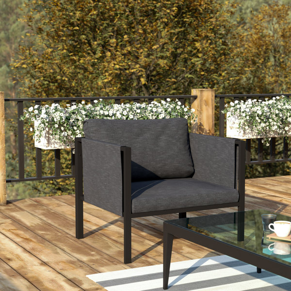 Steel-frame-outdoor-chair | Wayfair