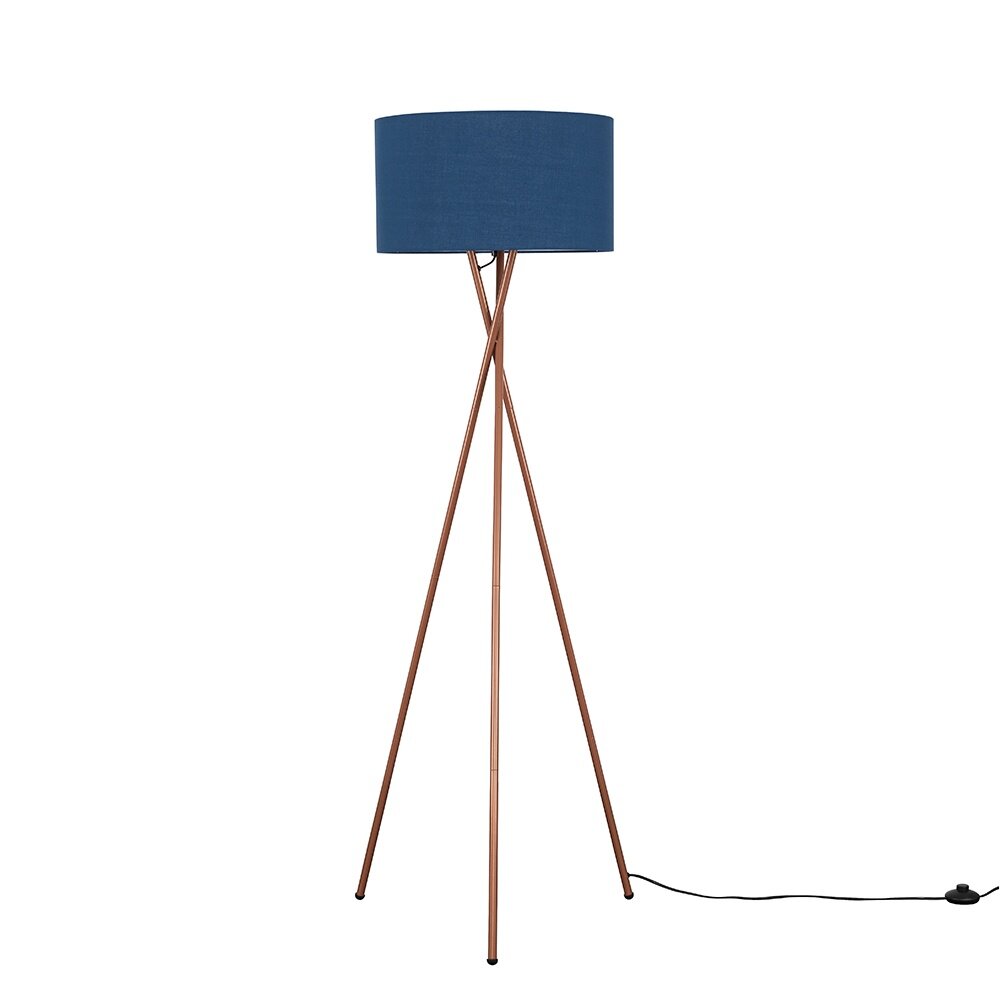 Mishler 162cm Tripod Floor Lamp blue