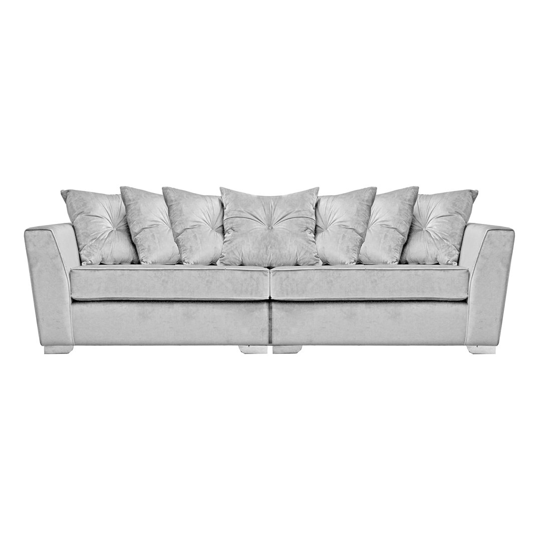 Fairmont Park Sofa Quade Polsterfarbe: Silberfarben