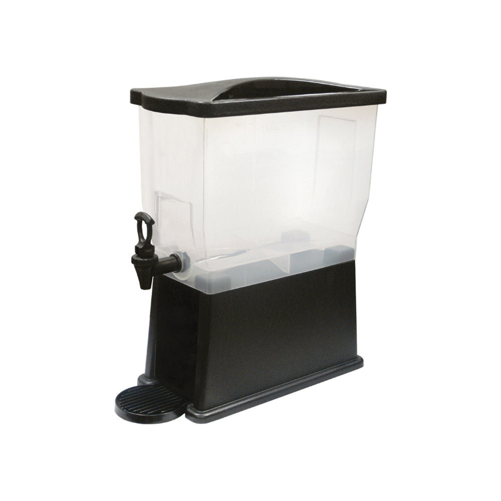 Prep & Savour Latitude Run® 12 Qt Slim Black Plastic Beverage Dispenser