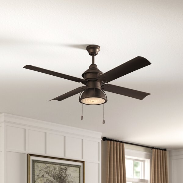 4 Blade Genesis 52 inch Ceiling Fan with ABS Blades 