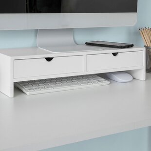 Farbe weiß 31x31x16 cm Schreibtisch-Organizer mit Schublade 
