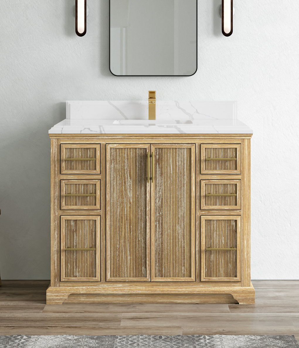 Rosalind Wheeler Baillee 42" Single Bathroom Vanity Set Wayfair