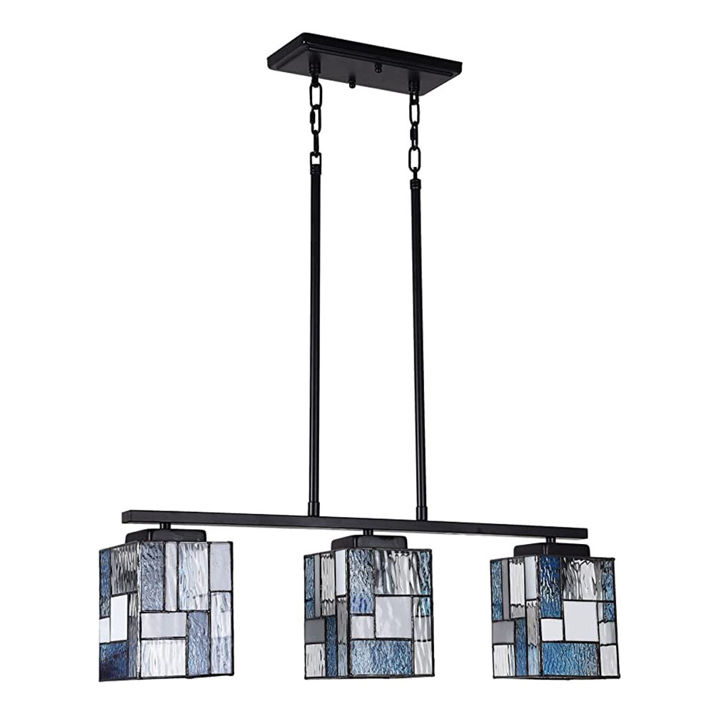 Vinplus 3 Light Blue/Gray Kitchen Island Pendant Wayfair