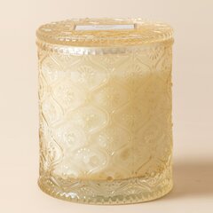 Iris 3 oz Glass Jars w/Essential Oils U Pick~Violet Candles Floral 4 Scents 