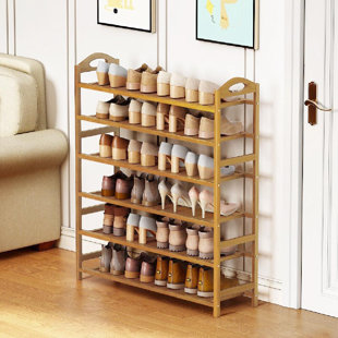 Shoe Rack Organizer Home Furniture With Fabric Cover Minimalist Modern Room Tool 