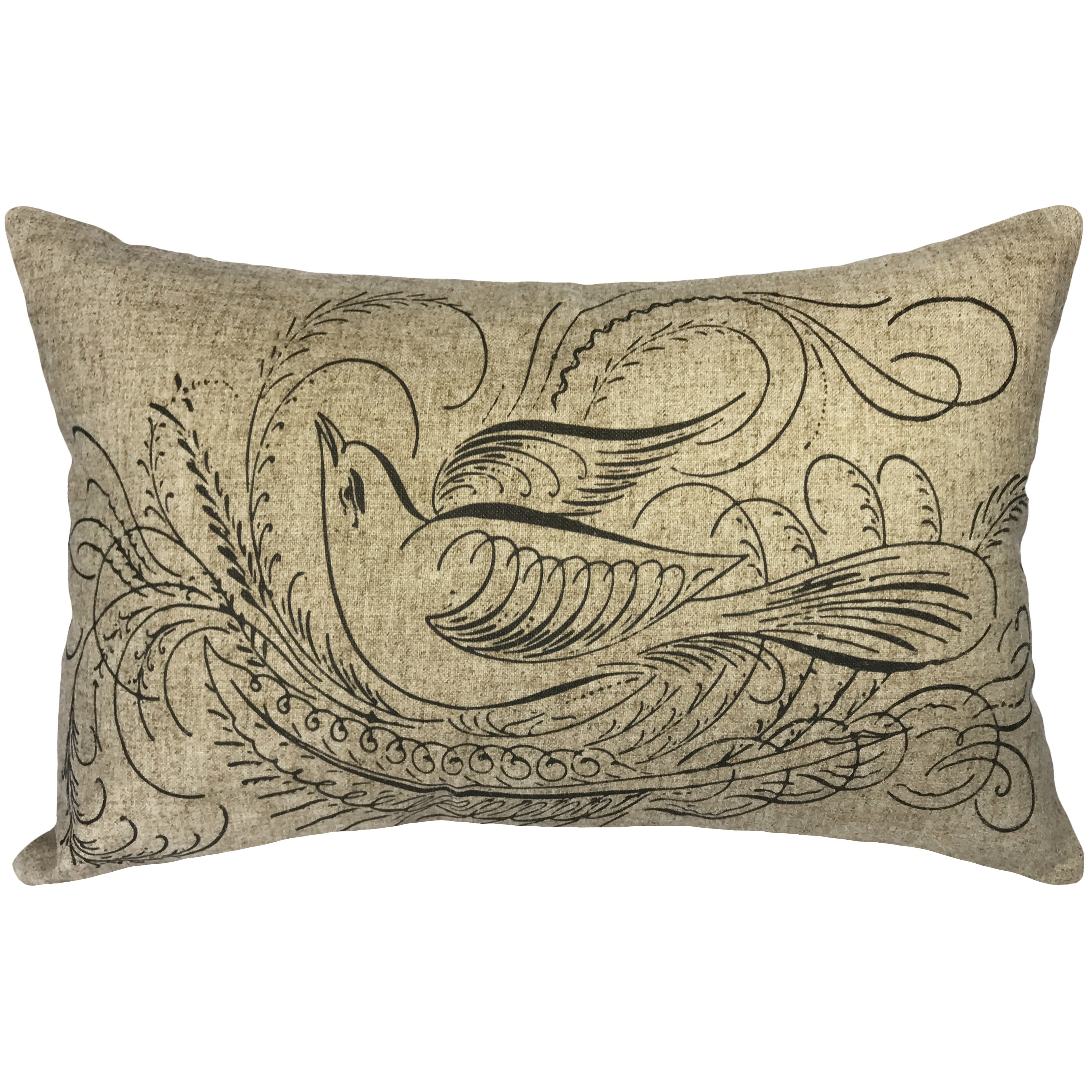 August Grove® Camptown Linen Throw Pillow Wayfair