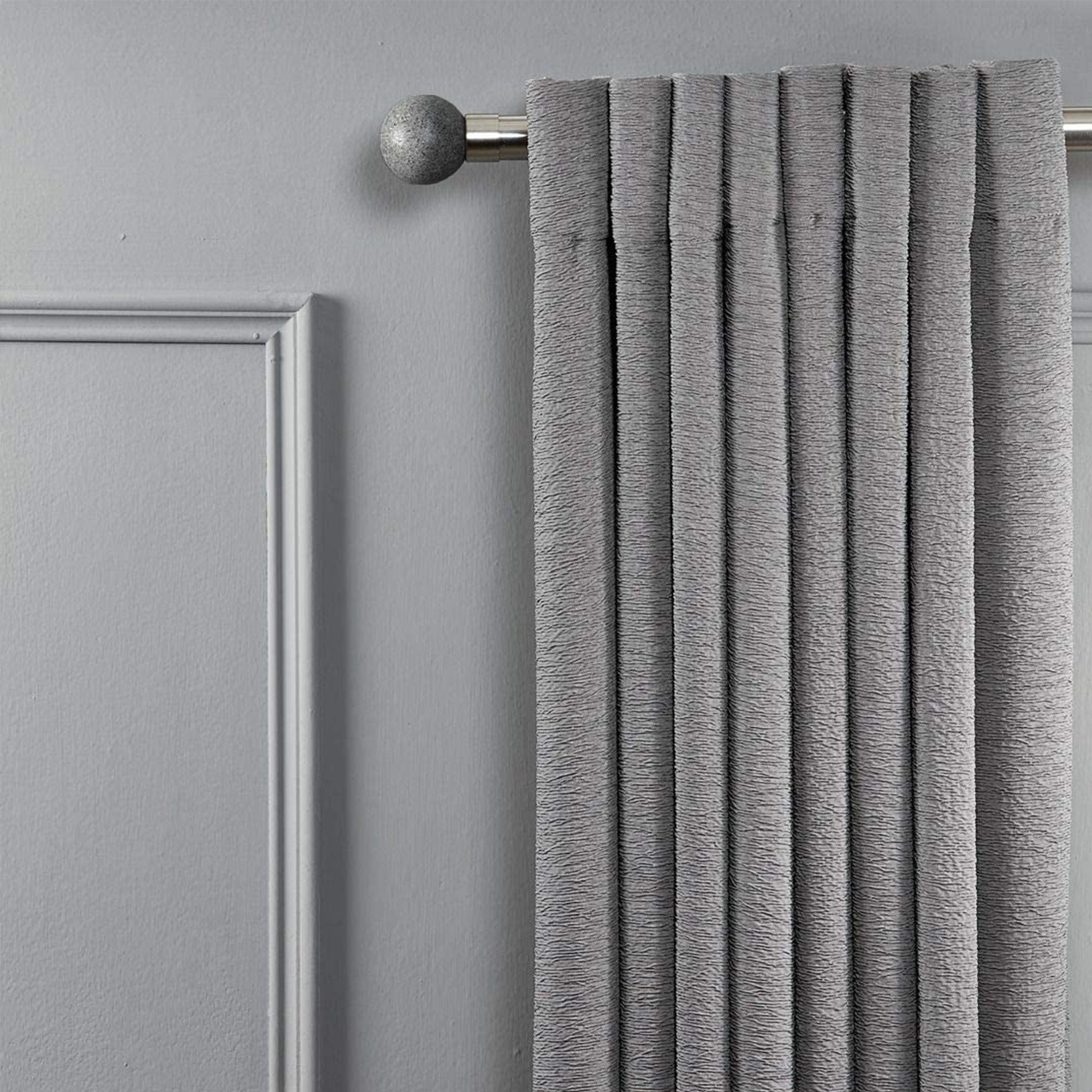 Linen Avenue Stone Window Curtain Double Rod Wayfair
