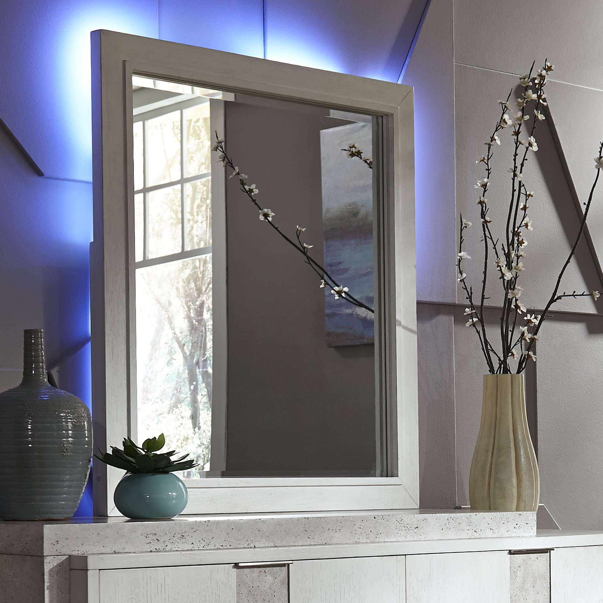 Wade Logan® Abhinab Rectangle LED Dresser Mirror & Reviews Wayfair