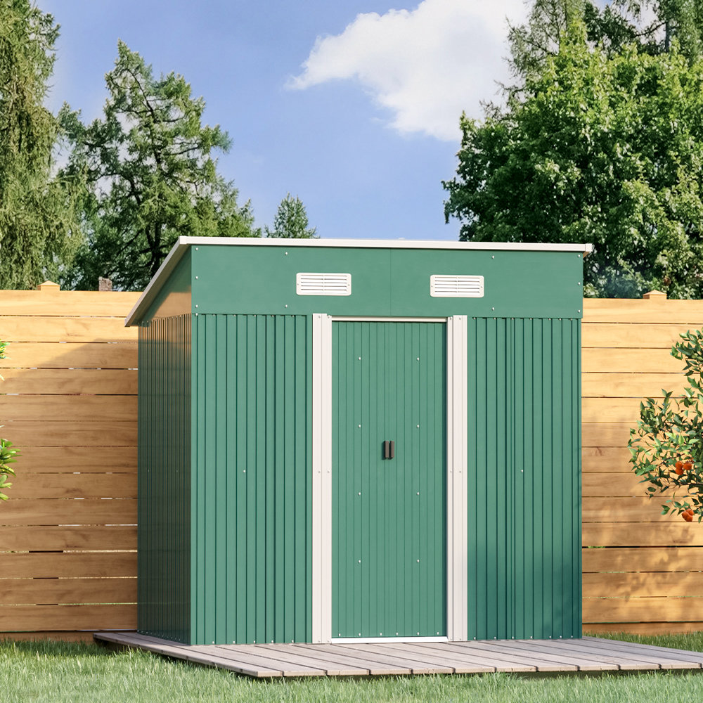 Garten Living 183 cm x 121 cm Geräteschuppen Reinerton aus Metall