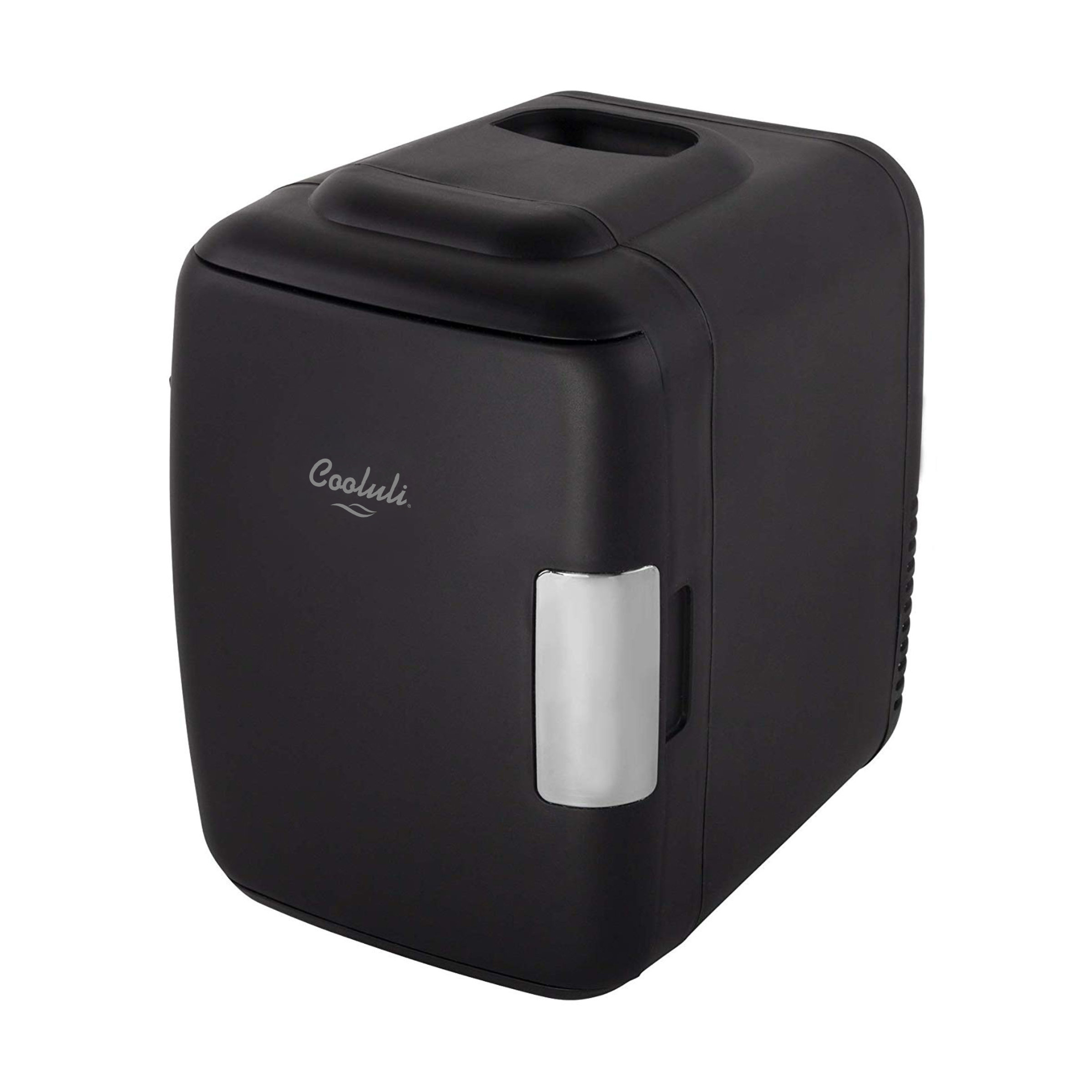 mini fridge holds six cans