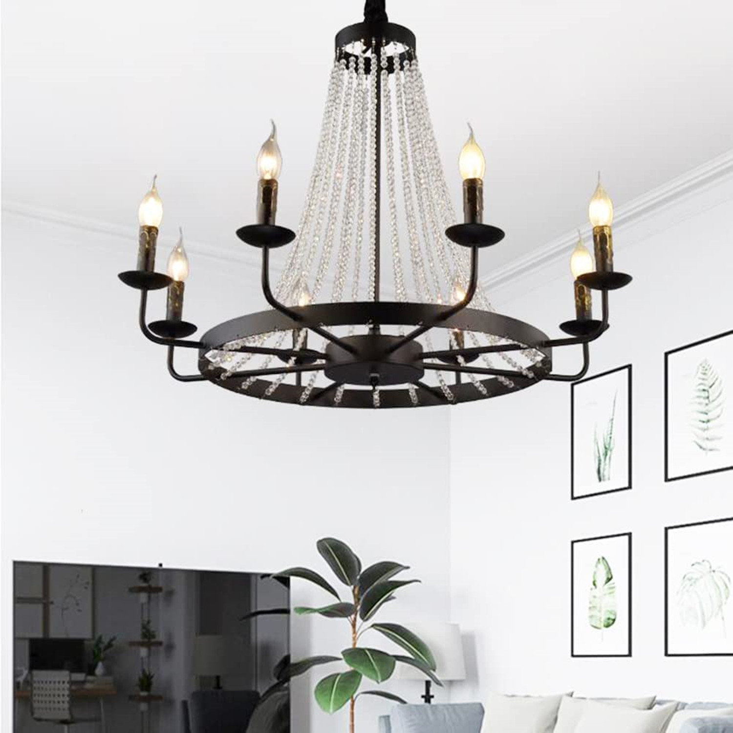 More Change 8 Light LED Classic / Traditional Chandelier Wayfair