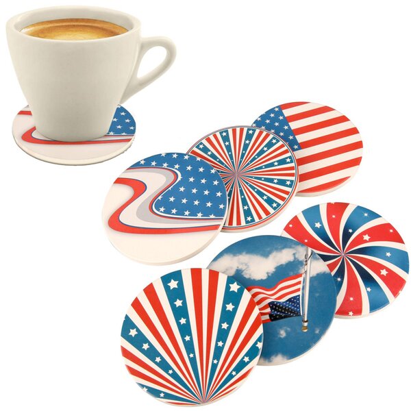 Suitable for Kinds of Mugs and Cups Absorbing Stone Coasters with Cork Base Bright Side of The Sun Coaster for Drinks 