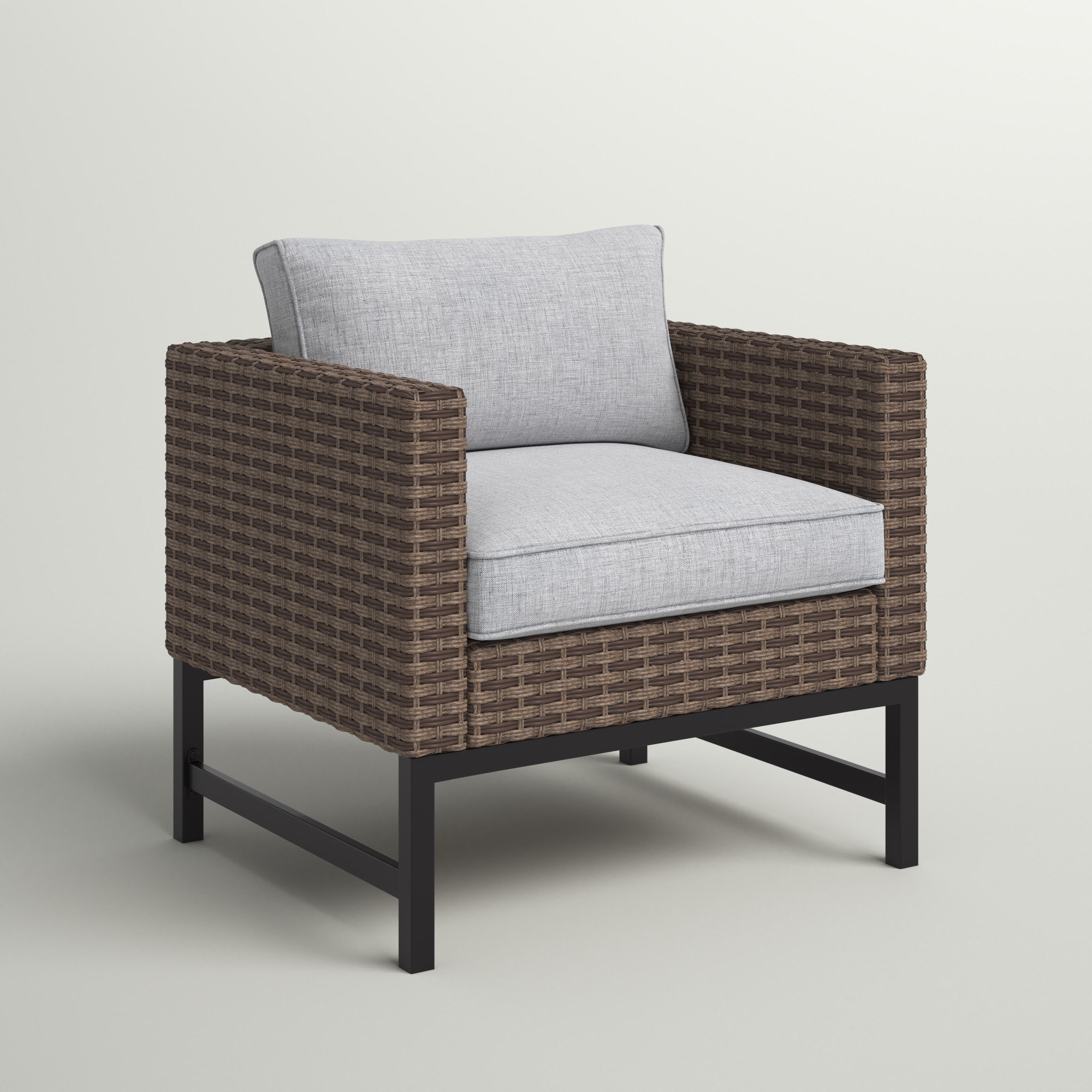 Andover Mills™ Hesse Patio Chair with Cushions & Reviews Wayfair