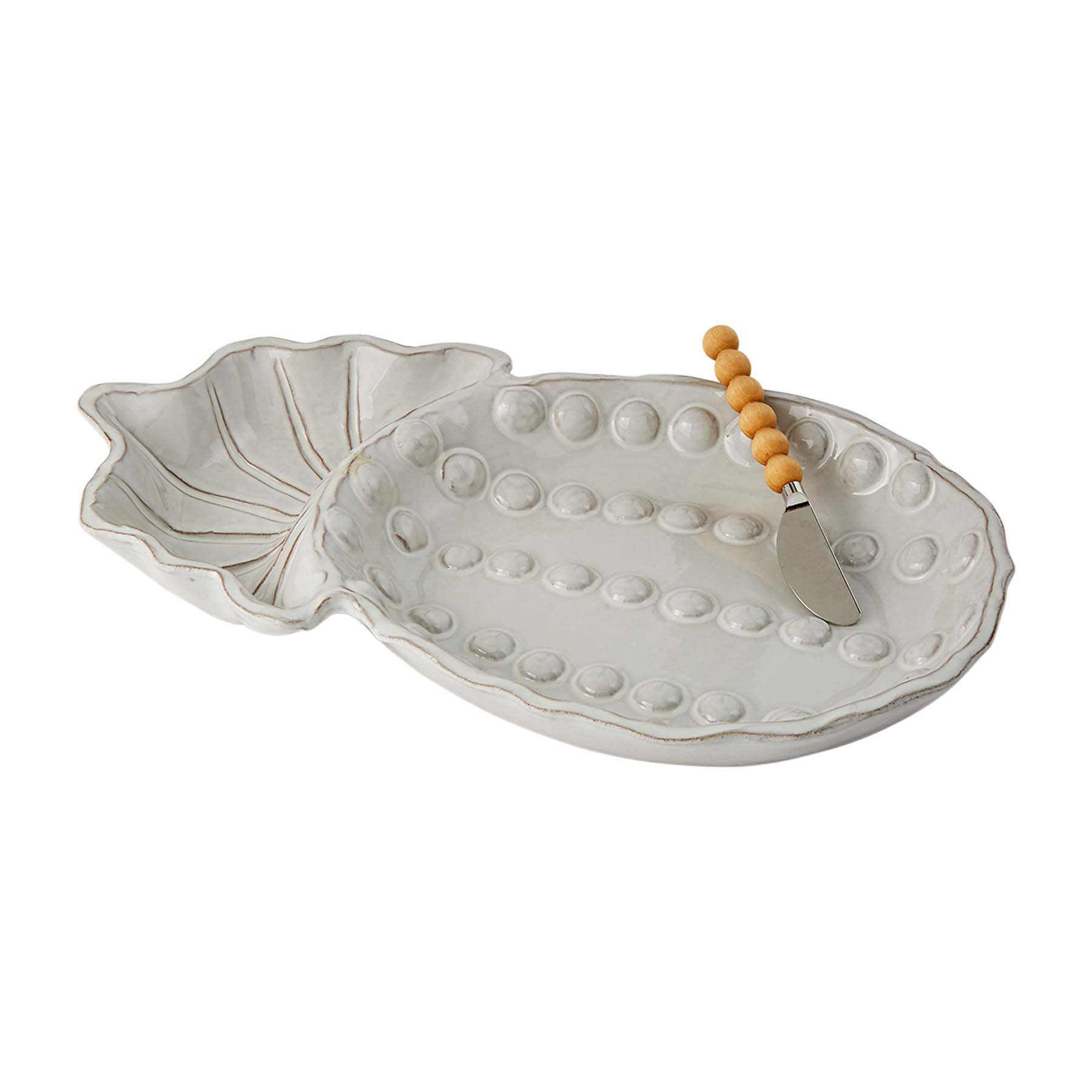 Mud Pie™ Abstract Ceramic Chips And Dip Platter Wayfair