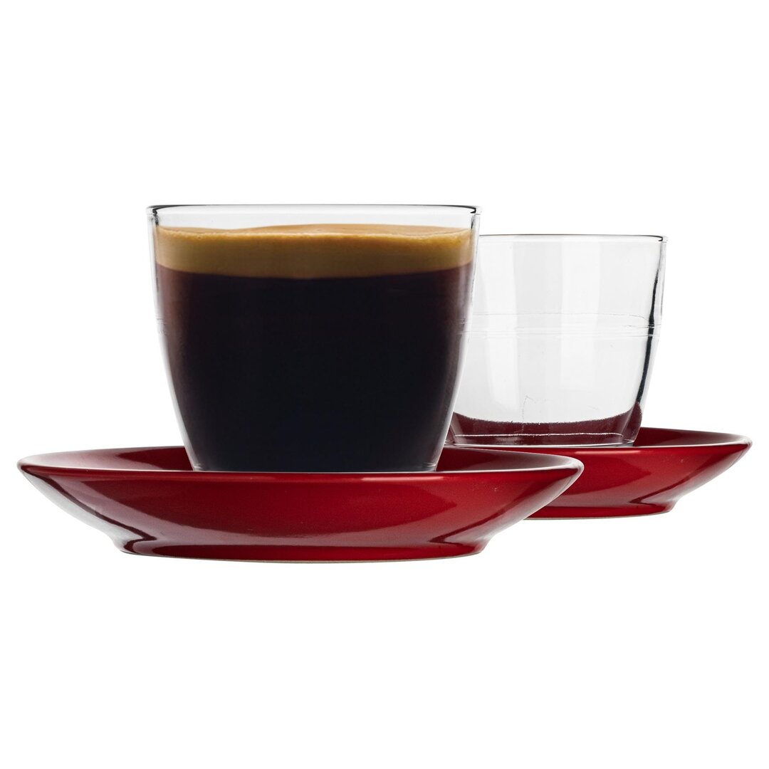 Gigogne Coffee Cup & Saucer red