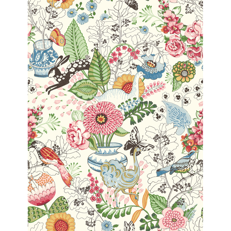 Folklore Floral Wallpaper Roll