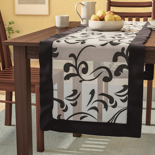 Winston Porter Carignan Rectangular Floral Polyester Table Runner ...