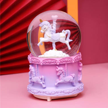 Enchanting Unicorn Water globe boxed 