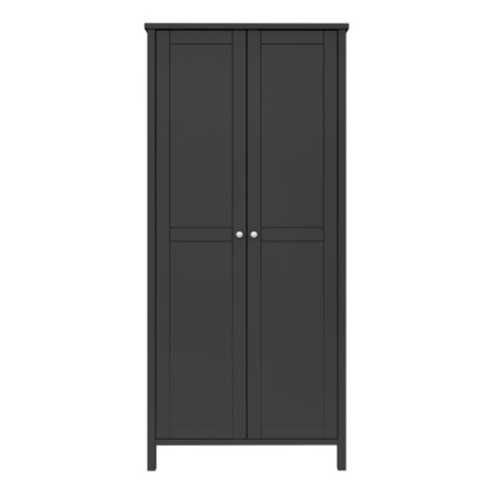 Rosalind Wheeler Chritian 2 Door Solid Wood Wardrobe Wayfair.co.uk