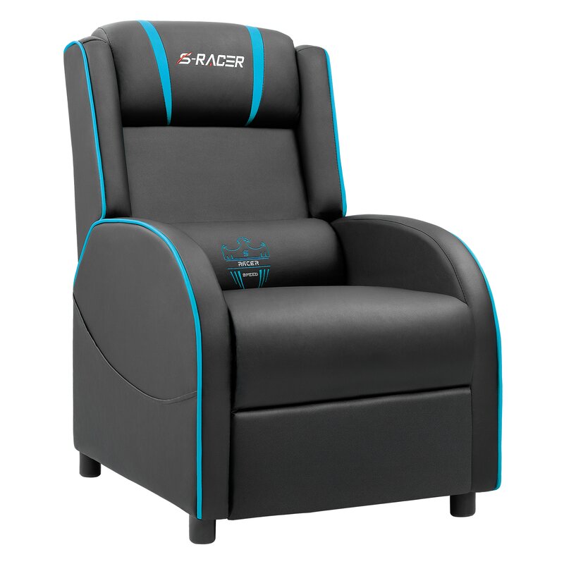 Homall Reclining Ergonomic Faux Leather PC & Racing Game Chair with ...