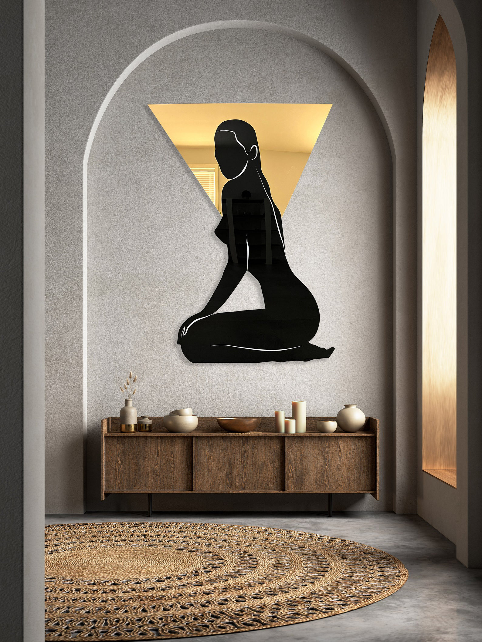 UniQstiQ Silhouette Woman Wall Décor | Wayfair