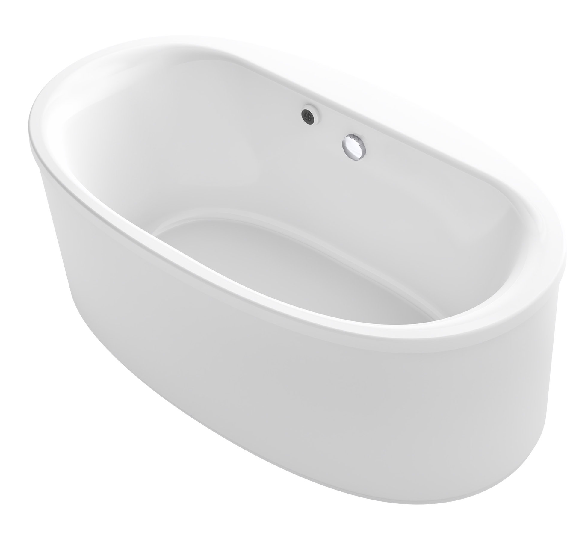 Kohler Sunstruck® 65.5" x 35.5" Freestanding Soaking Acrylic Bathtub