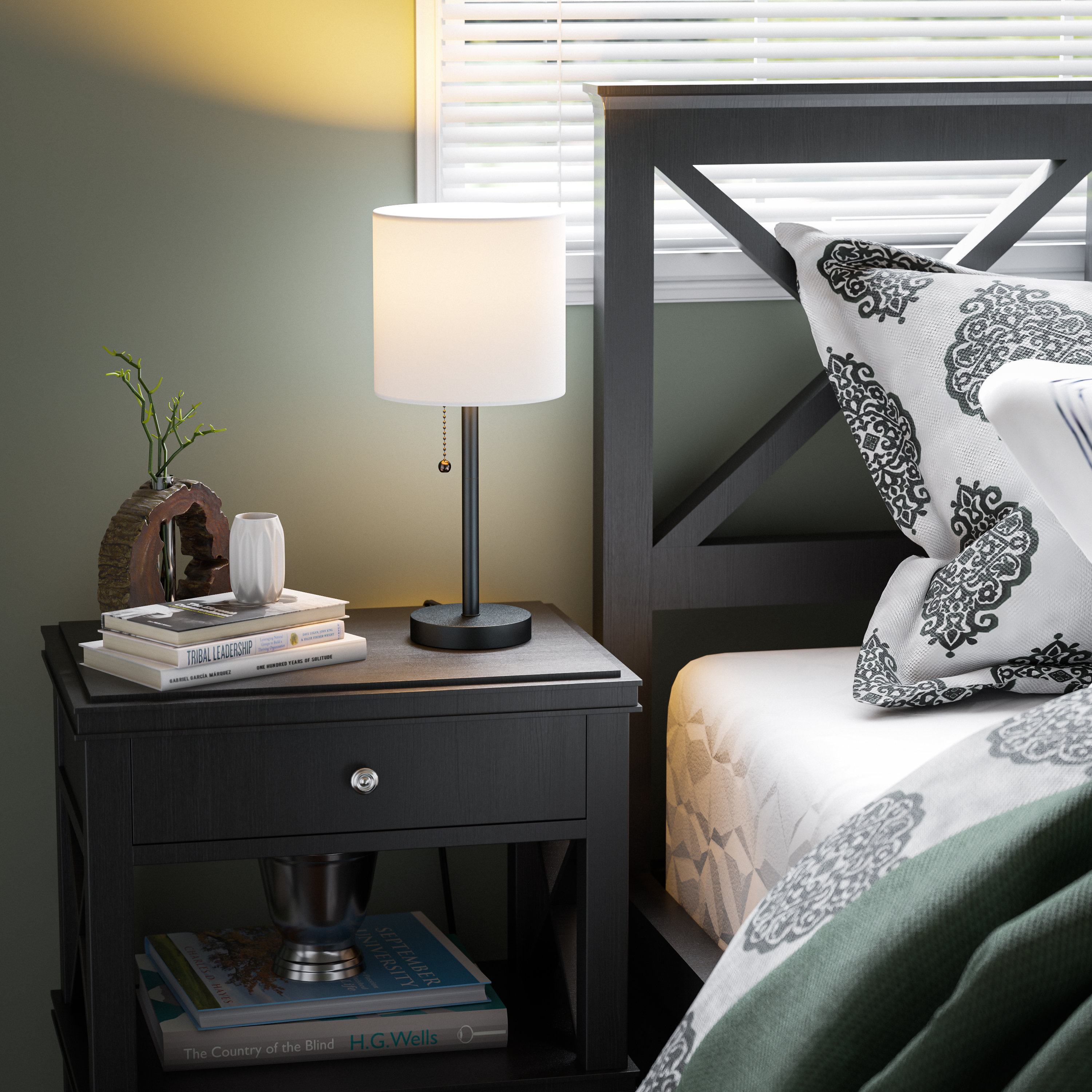 17 Stories Javionne 48.5Cm Bedside Table Lamp Wayfair.co.uk