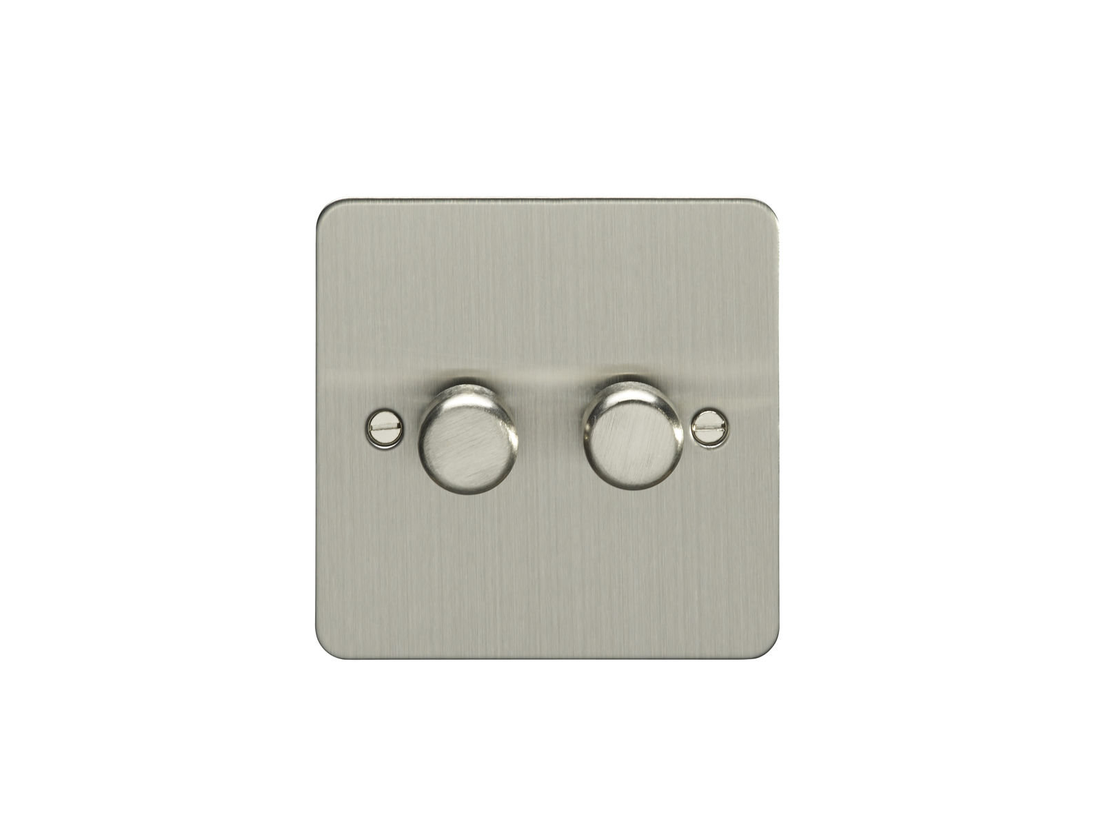 Eurolite 2 Way Enhance Flat Satin Plate Matching Knobs Wall Mounted