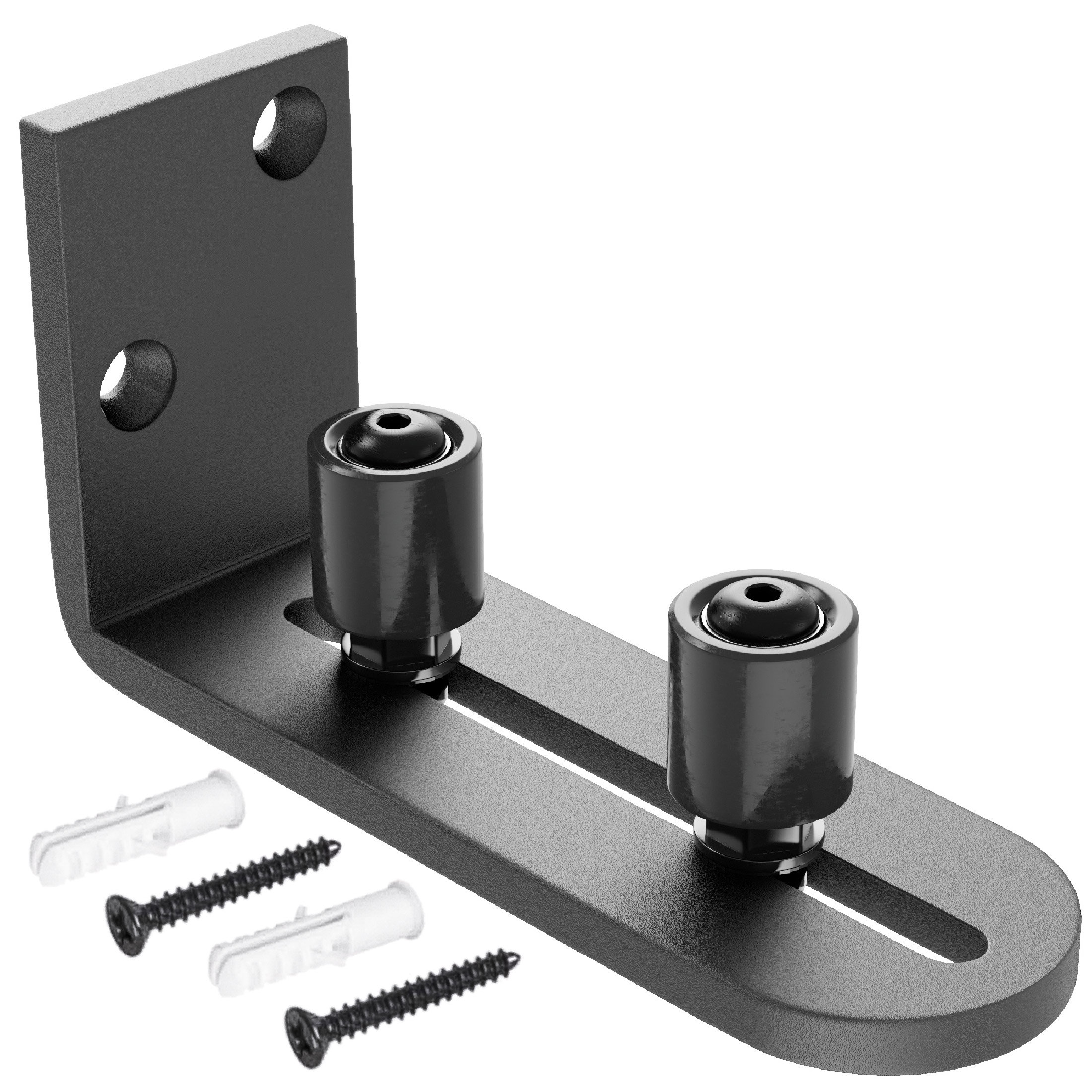 Watchmen New Upgrade Sliding Barn Door Bottom Adjustable Floor Guide