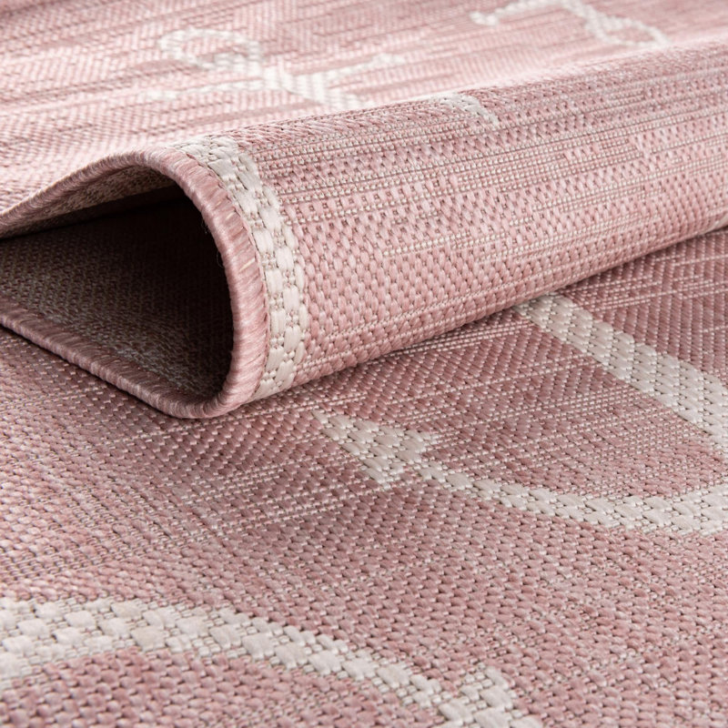 Sand & Stable Brentwood Pink Indoor/Outdoor Rug & Reviews | Wayfair