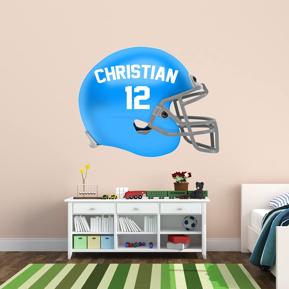 Bless international Football Helmet Wall Decal Wayfair