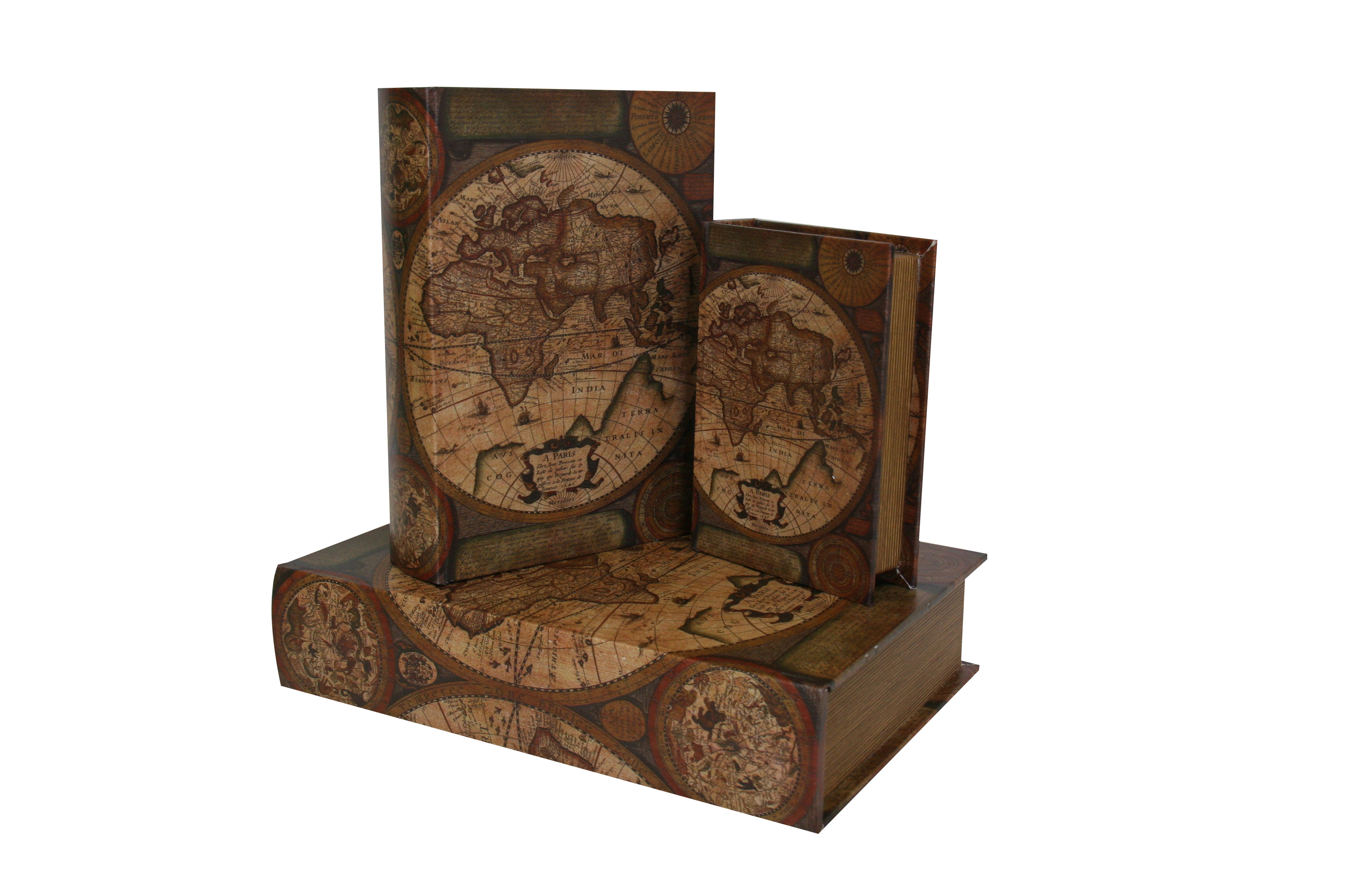 Breakwater Bay Mannion 3 Piece Beautiful Lined Book Decorative Box Set