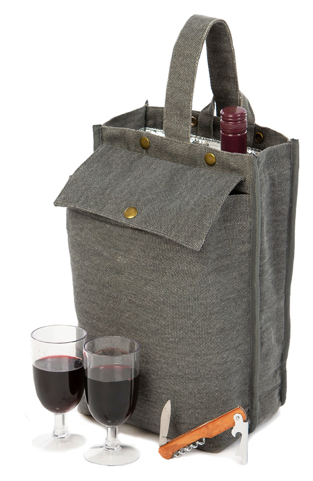 Picnic Plus by Spectrum Silverado Wine Cooler Tote Carrier Wayfair
